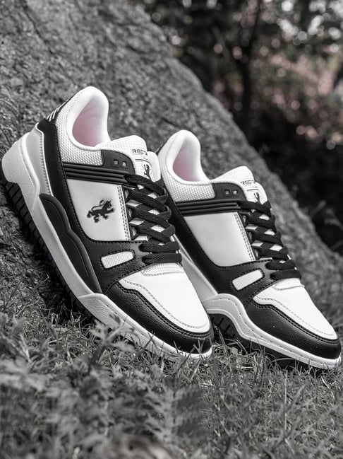 Red Tape Women's Hustle Collection Black White Sneakers