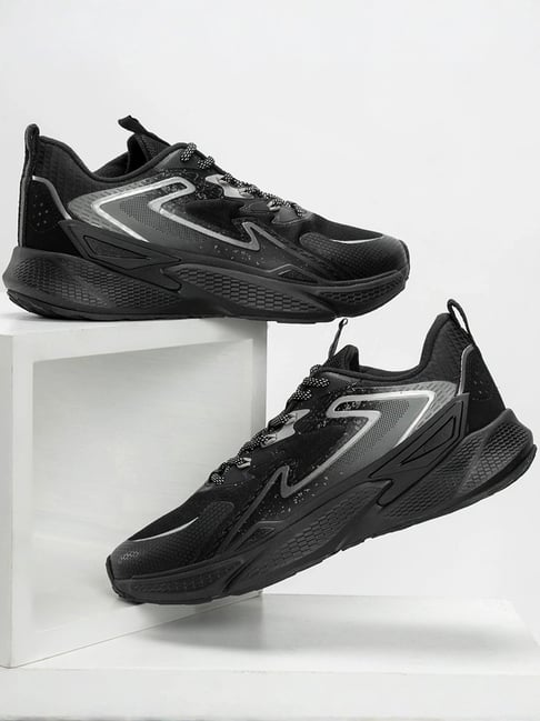 Red Tape Men's Flow+ Black Running Shoes-picture-24