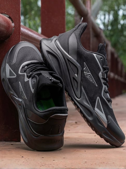 Red Tape Men's Flow+ Black Running Shoes-picture-30