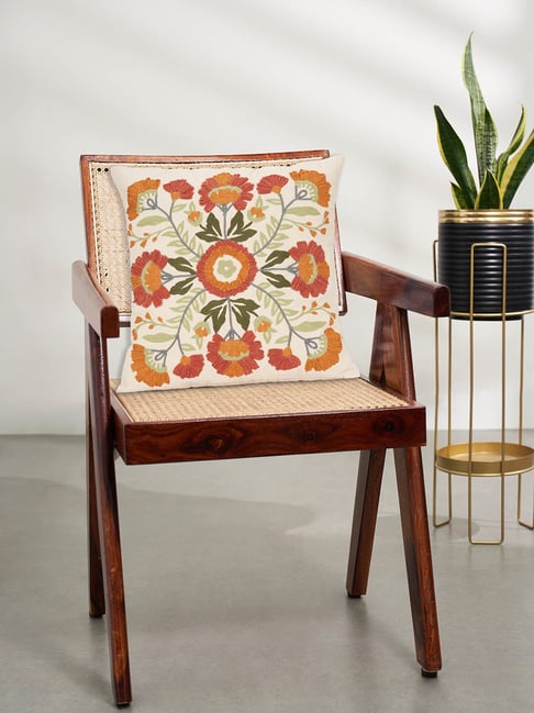 Living Scapes by Pantaloons Rust Cushion Cover-picture-17