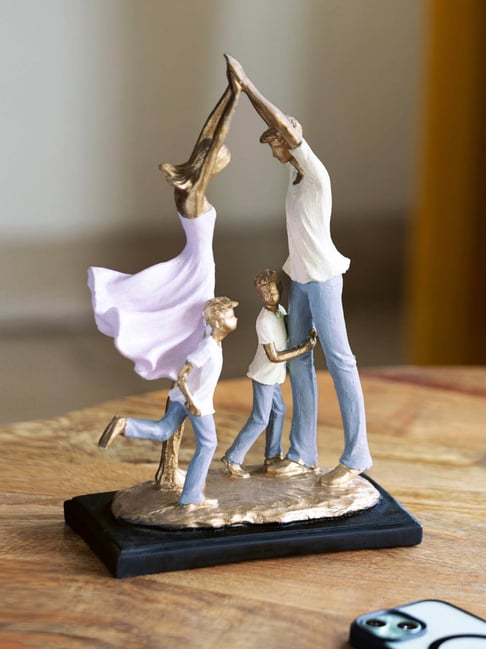 ExclusiveLane Multicolor Resin Family Bliss Modern Decorative Showpiece Sculpture-picture-14