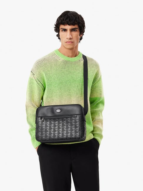 Lacoste Grey Nomogramme Reporter Bag