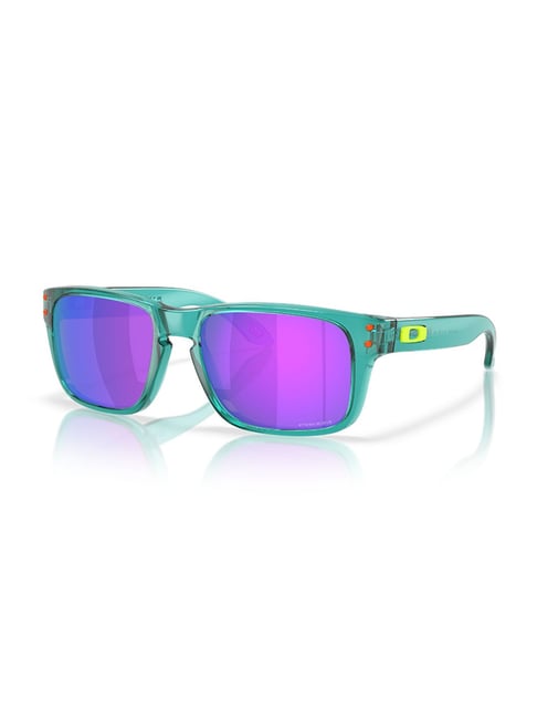 Oakley Violet Square UV Protection Unisex Sunglasses