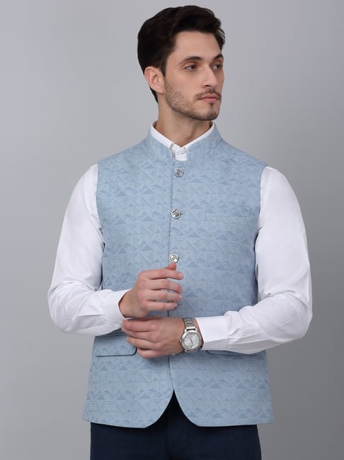 Buy Cantabil Grey Regular Fit Self Waistcoat (Casual) for Mens