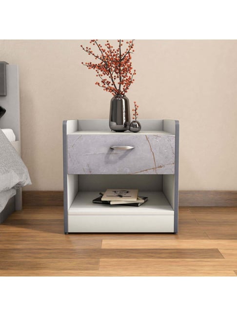 Nilkamal Marbito Night Stand (White)