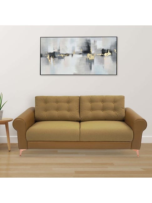 Nilkamal Rippon 3 Seater Sofa (Brown)-picture-30