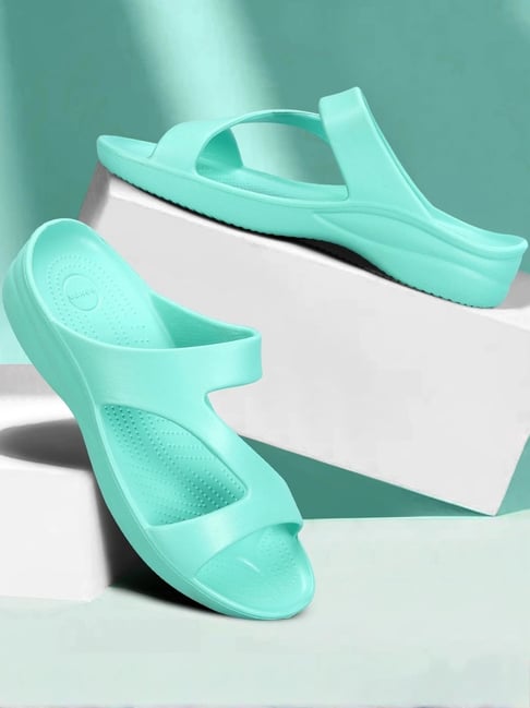 Paragon Women's Blue Slides-picture-31