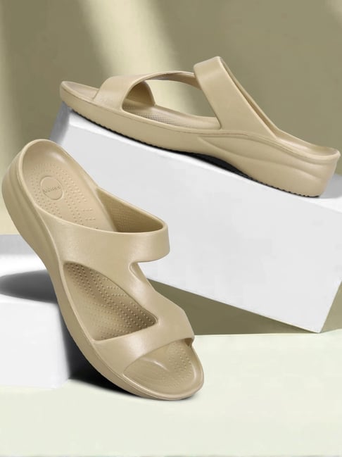 Paragon Women's Beige Slides-picture-33