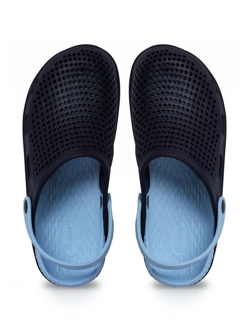 Paragon Men's Navy Back Strap Clogs