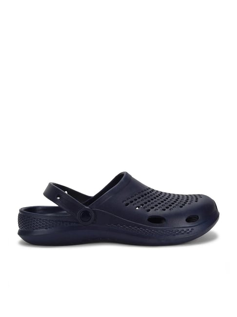 Paragon Men's Carbon Blue Back Strap Clogs