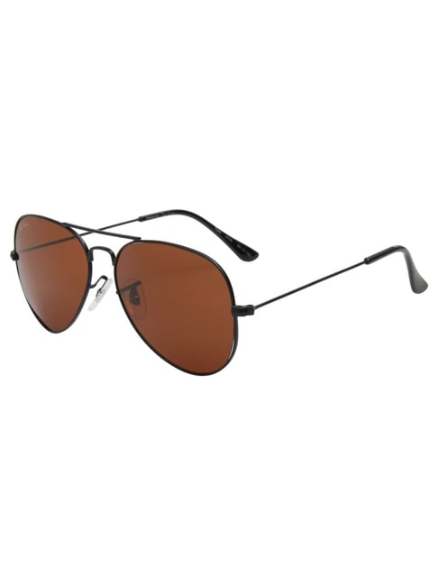 Ted Smith Brown Pilot Unisex Sunglasses-picture-23