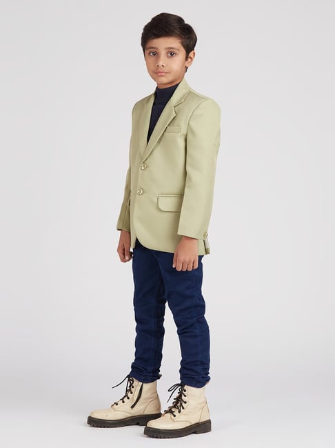 Kids Island Boys Green Blazer