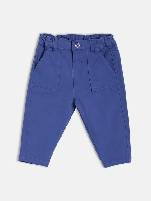 MINIKLUB Boys Blue Solid Pant
