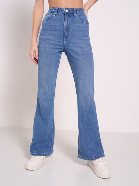 People By Pantaloons Blue Slim Fit Jeans-picture-26