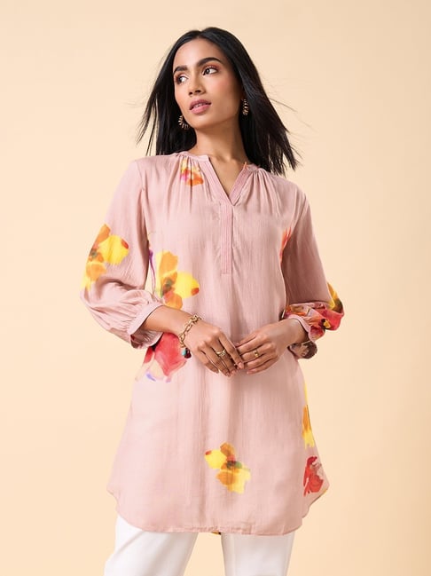 Marigold Lane Pink Regular Fit Printed Tunic-picture-15