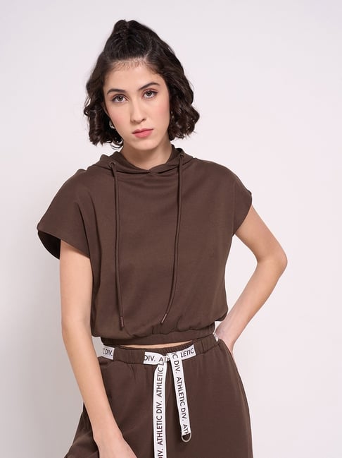 Ajile By Pantaloons Brown Cotton Comfort Fit Top-picture-73
