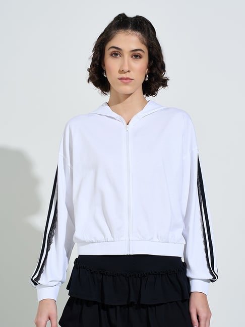 Ajile By Pantaloons White Cotton Loose Fit Top-picture-45