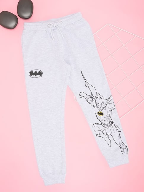 Pantaloons Junior Boys Grey Cotton Solid Joggers-picture-14