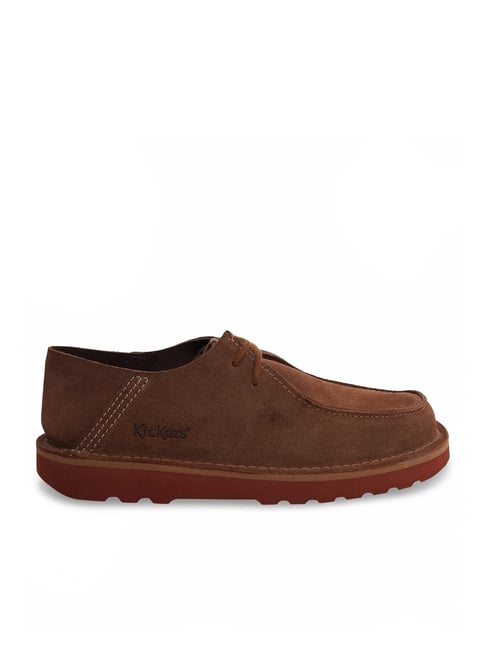 Kickers Men's NEA-IN Brown Derby Shoes-picture-12