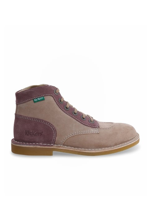 Kickers Women's LEGEND-IN Beige Chukka Boots - Main Image