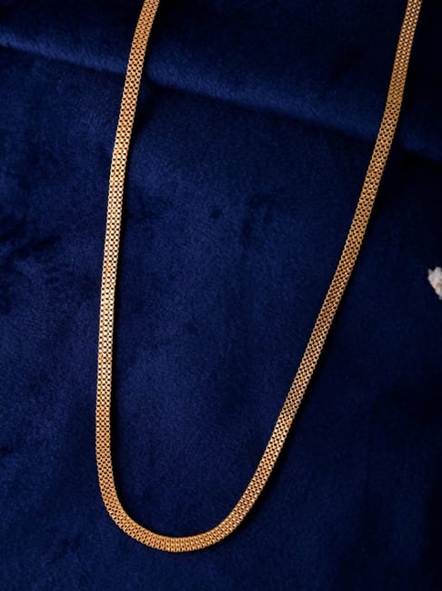 Buy VOJ Gold Plated Designer Box Men Chain Online At Best Price