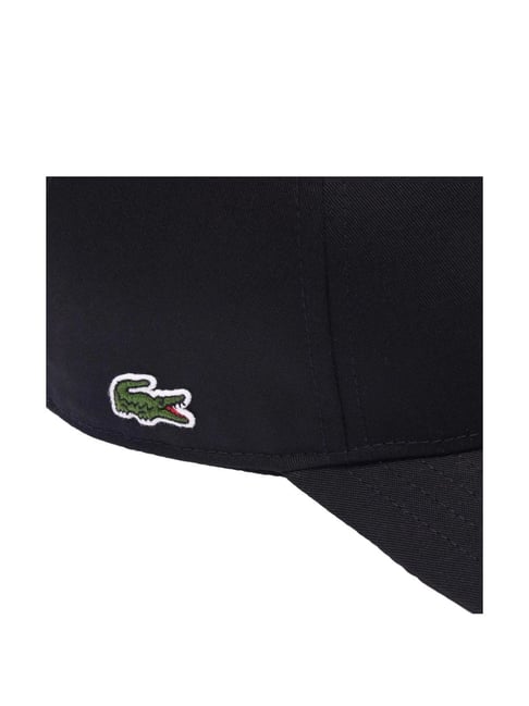 Lacoste Black Polyester Baseball Cap