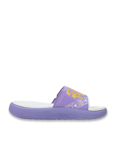 Puma Kids Softride Super Lavender Alert Purple Slides