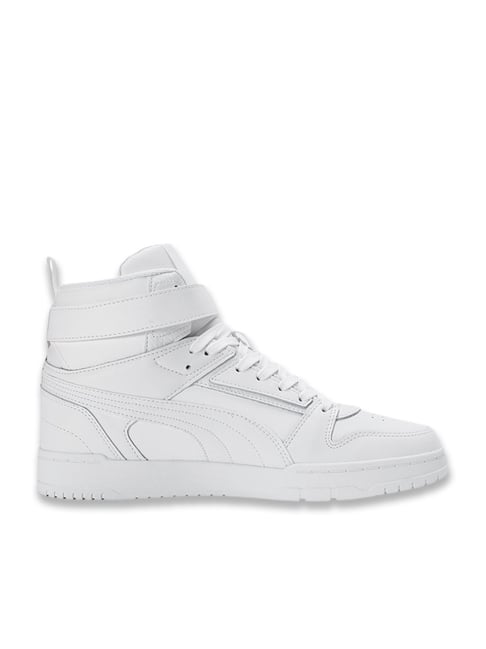 Puma Rebound Puma High Ankle Shoes White Puma High Ankle Shoes