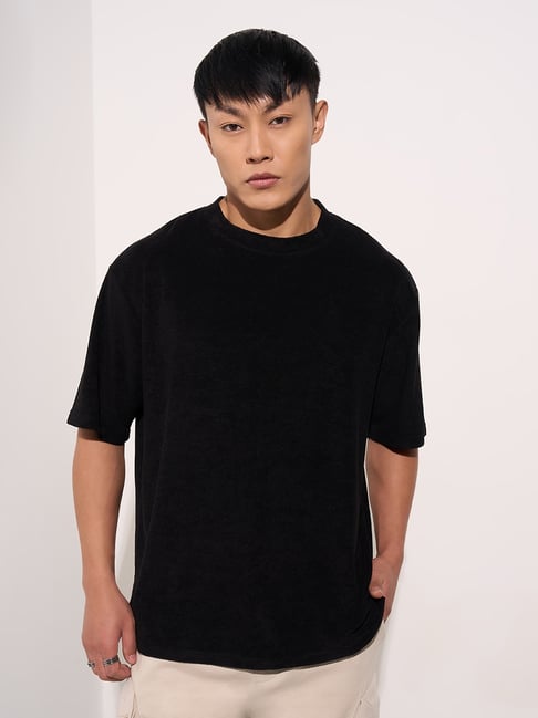 Street 808 By Pantaloons Black Regular Fit Sports T-Shirt-picture-37
