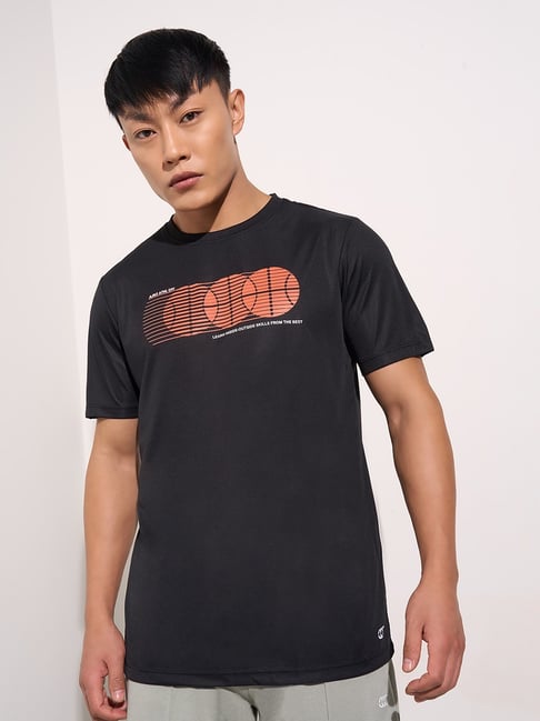 Ajile By Pantaloons Black Regular Fit Printed T-Shirt-picture-38
