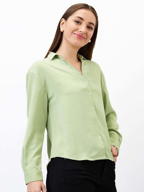 SPYKAR Green Solid Shirt-picture-40