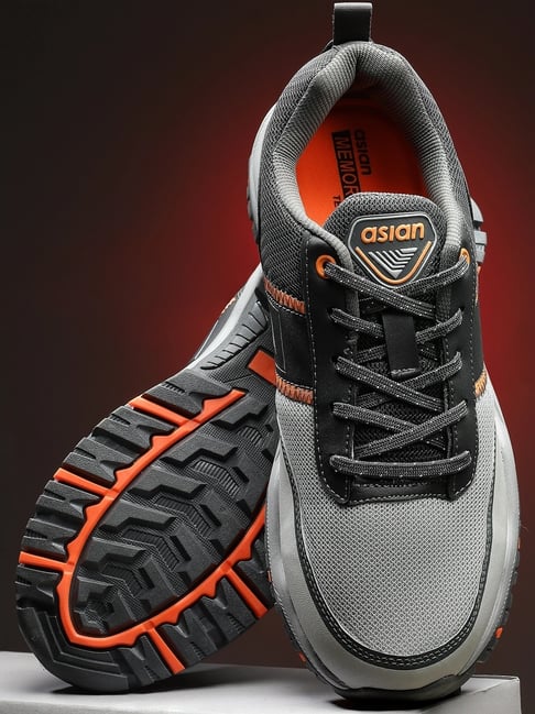 Asian Men's Grey Outdoor Shoes-picture-39