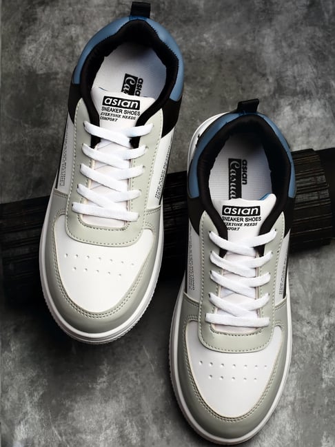 Asian Men's Grey Casual Sneakers-picture-28