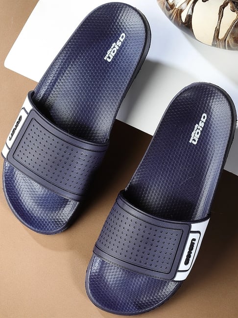 Asian SLIDER-33 Men's Navy Slides-picture-29