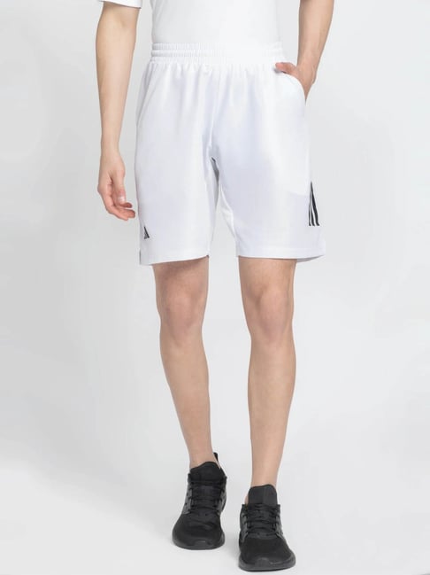 Adidas White CLUB 3STRShorts-image-37