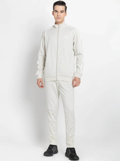 Buy adidas Beige M 3S TR TT TS Tracksuit for Men Online Tata