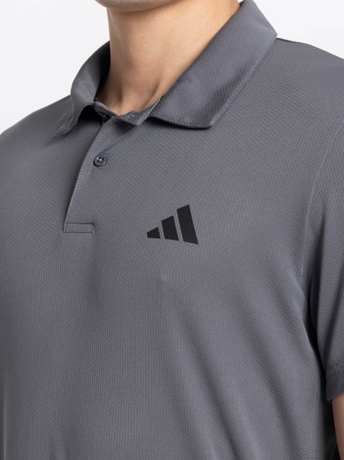 Buy adidas Grey TR-ES BASE Polo T-Shirt for Men Online @ Tata CLiQ