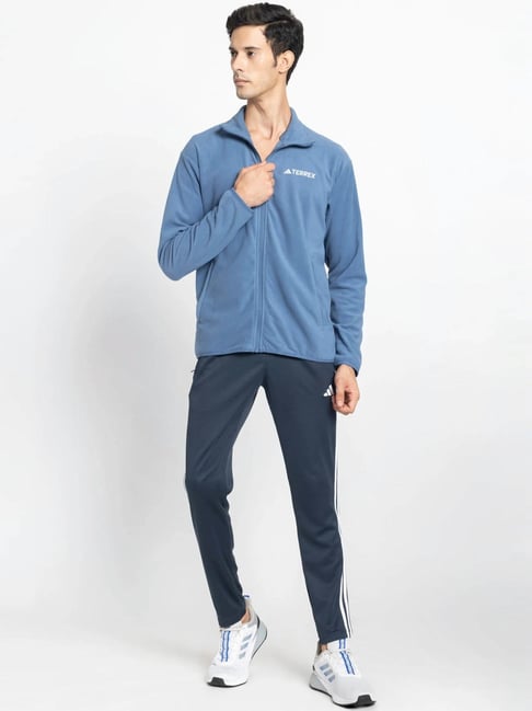 新品タグ付き　 M20328 ジャージジャケット XL ブルー Buy adidas Blue MT ESS FZ FL Jacket for Men Online @ Tata CLiQ Luxury