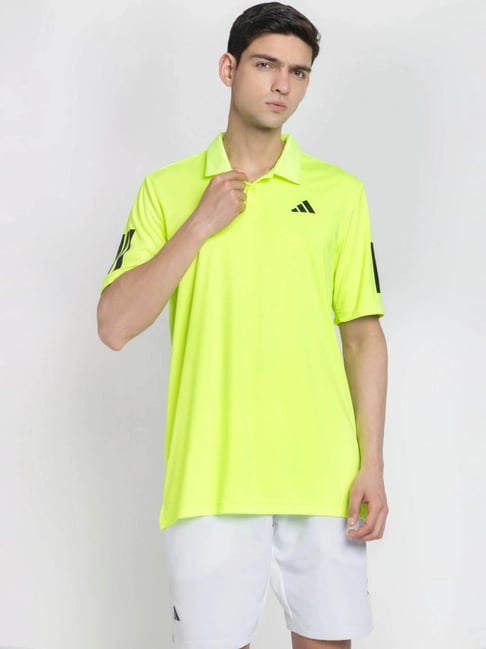 Adidas Green CLUB 3STRPolo T-Shirt-image-9