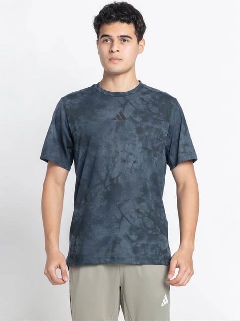 Adidas Blue POWER AOP T-Shirt-picture-41