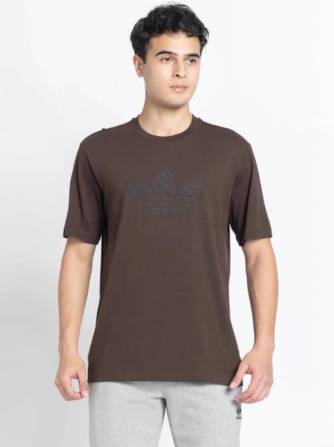 Adidas Originals Brown Q12 MONOGRAM T T-Shirt-picture-42