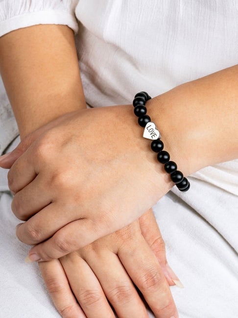 Joker & WItch Black Today Was A Fairytale Couple Beaded Bracelet-picture-11