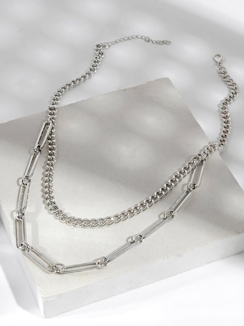 Joker & WItch Silver Alpha Necklace