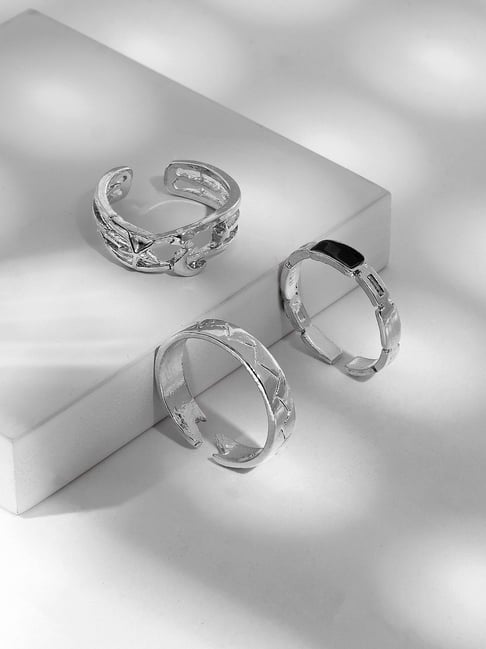 Joker & WItch Silver and Black Simons Ring