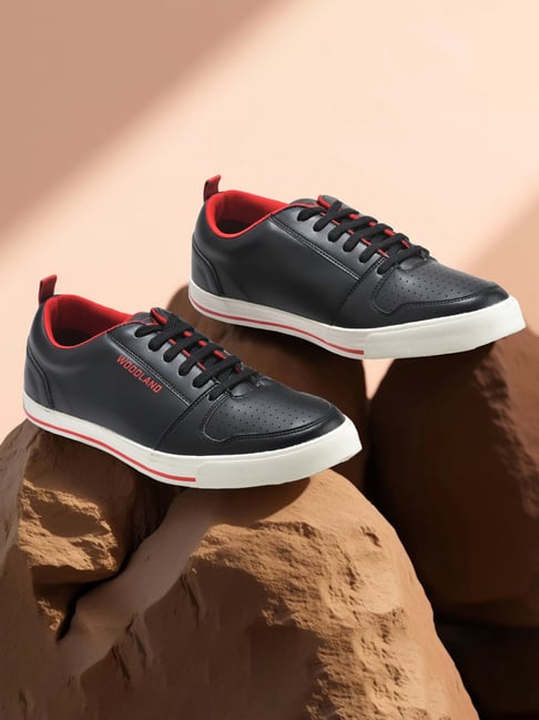 Woodland Men's Black Casual Sneakers-picture-38