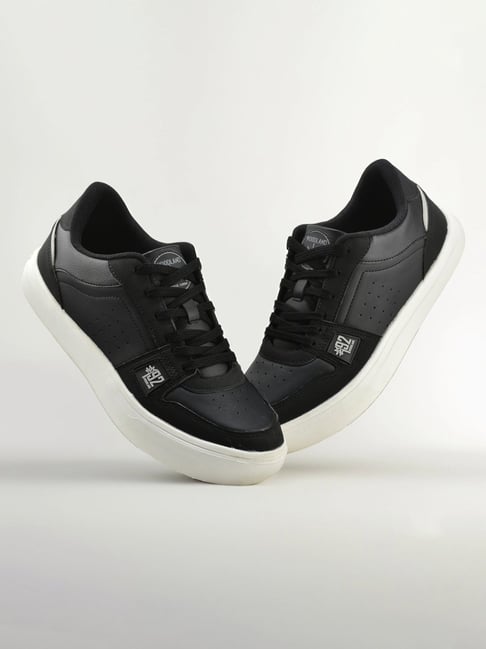 Woodland Men's Black Casual Sneakers-picture-36