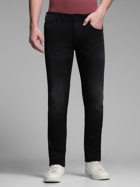 Jack & Jones Black Cotton Slim Fit Jeans-picture-37
