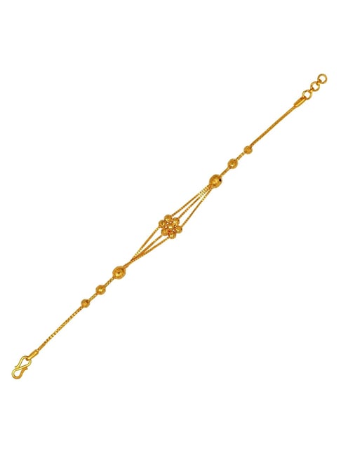 Muthoot Pappachan Swarnavarsham 22Kt Flower Ladies Bracelet