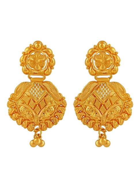 Muthoot Pappachan Swarnavarsham 22Kt Ladies Designer Earrings