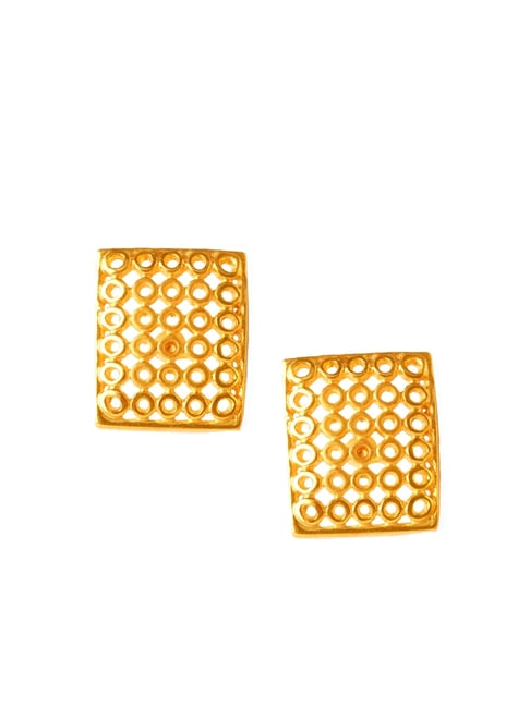Muthoot Pappachan Swarnavarsham 22Kt Net Earrings-picture-45